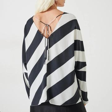 Navy Whitney Striped Top