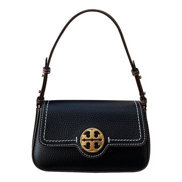 Black Felix Flap Shoulder Bag