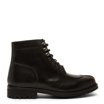 Men's Black Grover Leather Boot