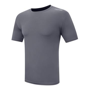 Charcoal Calvin Klein Crew Neck Tech T-Shirt