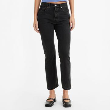 Black 501® Crop Clean Hem Jeans
