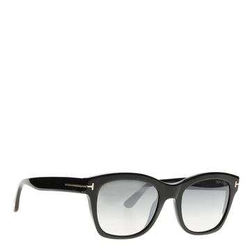 Shiny Black Havana Tom Ford Lauren Sunglasses 52mm