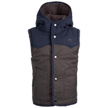 Gilet Obtain Polyamide PU Coating Dark Grey Marl