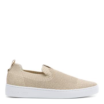Gold Juno Knit Slip On Trainer