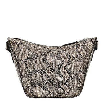 Chalk Small Oak Street Faux Snake Zip-Top Crossbody Bag