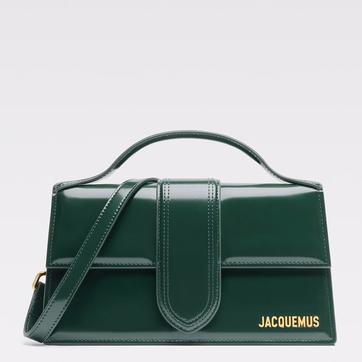 Green Jacquemus The Large Bambino Bag