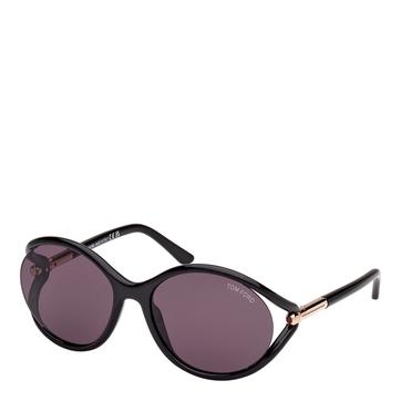Women's Tom Ford Tom Ford Round Black Sunglasses 59mm