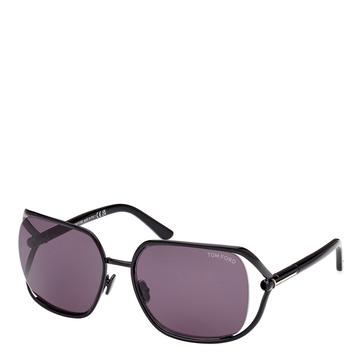 Women's Tom Ford Tom Ford Butterfly Black Sunglasses 60mm