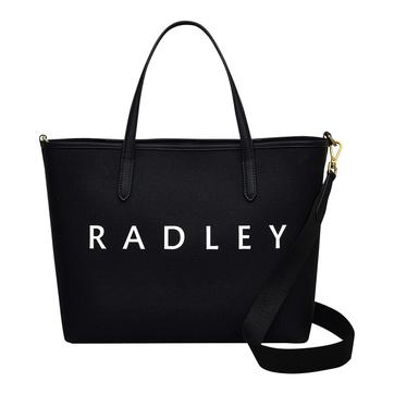 Black Medium Open Top Grab Bag