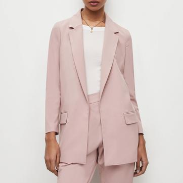 Pale Pink Aleida Tri Blazer