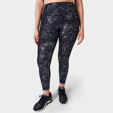 Black Sparkle 7/8 Workout Leggings