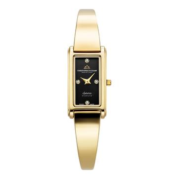 Women's Black Dial with Gold Bracelet Aurora Stainless Steel Watch 18mm