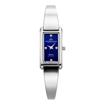 Women's Blue Dial with Silver Bracelet Aurora Stainless Steel Watch 18mm