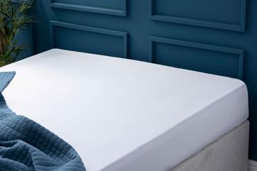 Belledorm 600 Thread Count 100% Egyptian Cotton Emperor Fitted sheet (38cm Depth) White