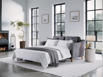 Elton Sofa Bed City Steel