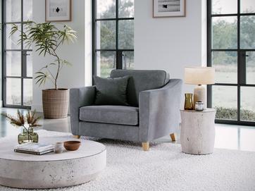 Elton Snuggle Chair City Denim