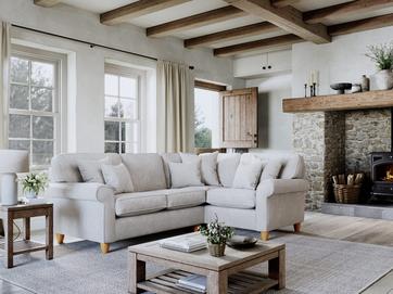 Abingdon 2 Corner 1 Sofa Glory Pearl