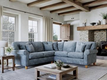 Abingdon 2 Corner 2 Sofa Glory Steel