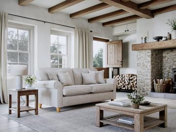 Abingdon Medium Sofa Glory Pearl