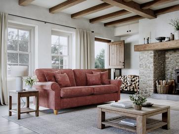 Abingdon Large Sofa Glory Deep Terra