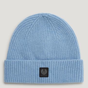Light Blue Lambswool Dock Beanie