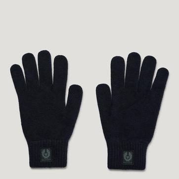 Navy Lambswool Dock Gloves 