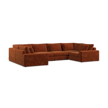 Model Eight XL U Shape Corner -Closed End Symphony Deep Terra