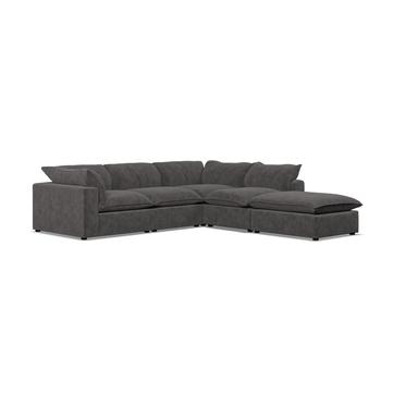 Model Six Corner Chaise RHF Sicuro Slate