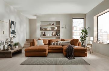 Model Eight U Shape -Footstool End Symphony Deep Terra