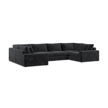 Model Eight XL U Shape Corner -Closed End Symphony Black