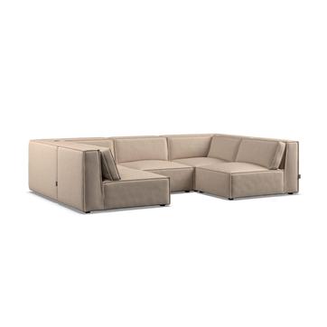 Model One U Shape Corner -Open End Loop Beige