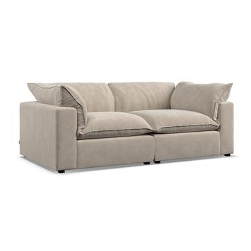 Model Six Medium Sofa Sicuro Eggshell