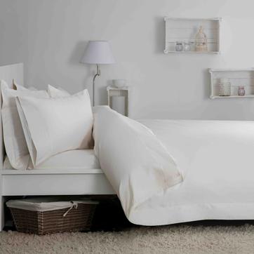 Belledorm Egyptian Cotton 400 Thread Count Oxford Duvet Cover,Double Ivory