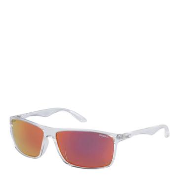 Transparent Frame Iridecent Lense Sunglasses 63mm