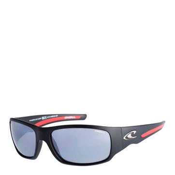 Black Wide Fit Red Detail Sunglasses 62mm