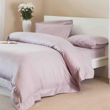 Belledorm Egyptian Cotton 400 Thread Count Oxford Duvet Cover,Single Mulberry