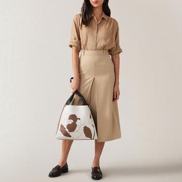 Chalk The Belgrave Mono Large Open Top Shoulder 