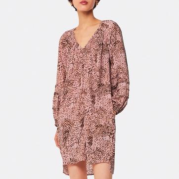 Pink Animal Swirl Cocoon Dress