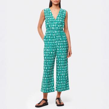 Green Linked Smudge Lorna Jumpsuit 