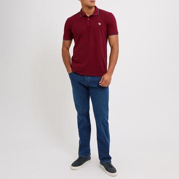Red Short Sleeve Cotton Polo Shirt