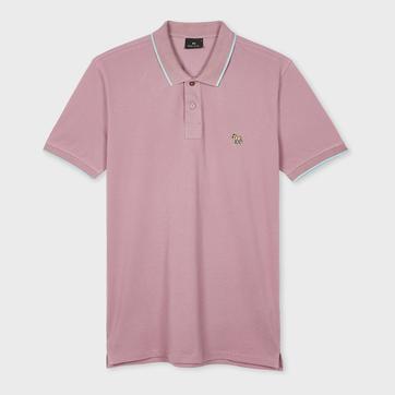 Mauve Slim Fit Polo Zebra Badge
