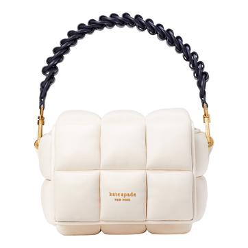 Cream Boxxy Leather Crossbody