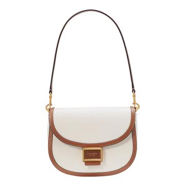 Halo White Katy Colourblock Convertible Saddle Bag