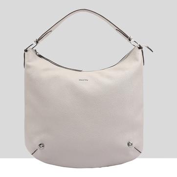 Silver Gray Azurine Hobo Bag