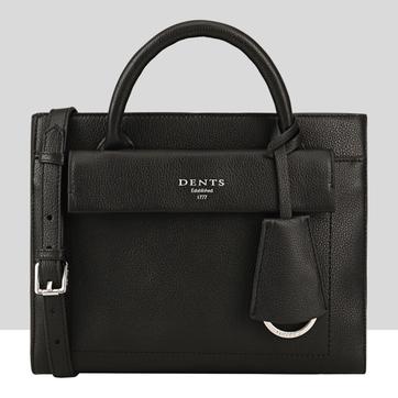Jet Black Talvona Tote Bag