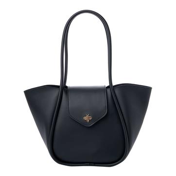 Black Greta Lucky Bees Shoulder Bag