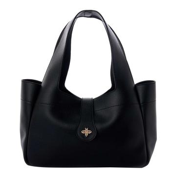 Black Margot Lucky Bees Shoulder Bag