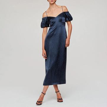 knee length dresses for ladies Brynley Multi Pleated Dress  Zadie B's Fashions