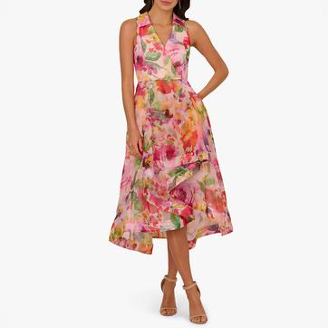long flowy layered dresses L&B Ivory Flowy Layered Ruffle Dress