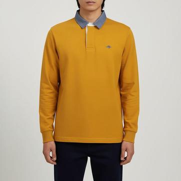 Gant Yellow Classic Heavy Rugger Shirt - BrandAlley